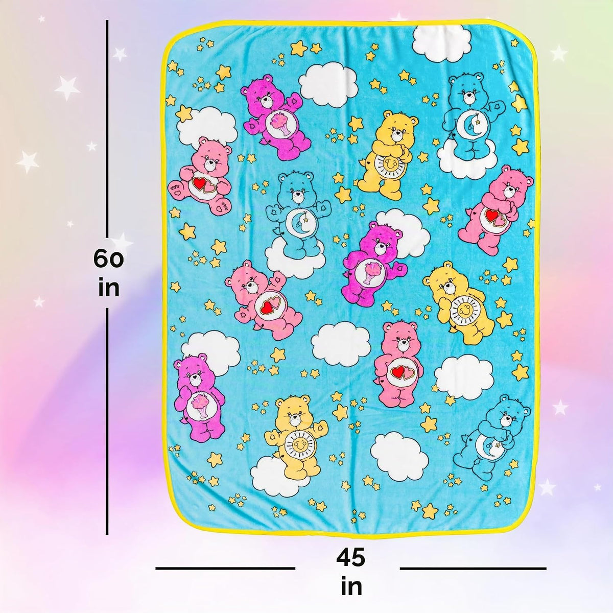Silver Buffalo Care Bears con Bedtime, Funshine, Share y Love-A-Lot...