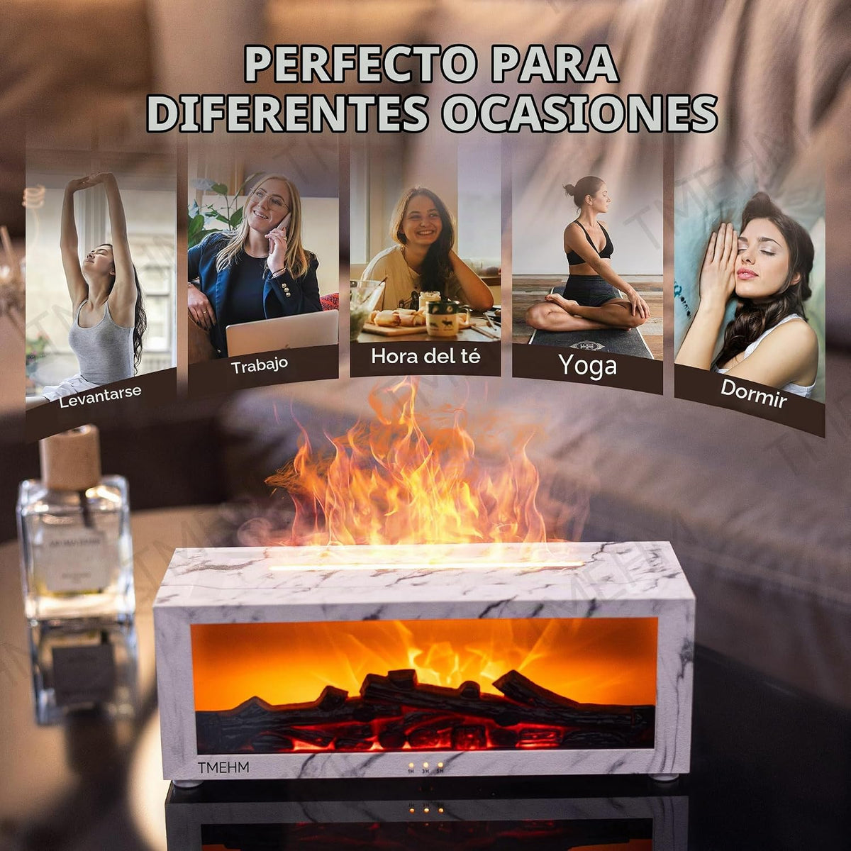 Difusor de llama para chimenea TMEHM, humidificador de aire, difuso...