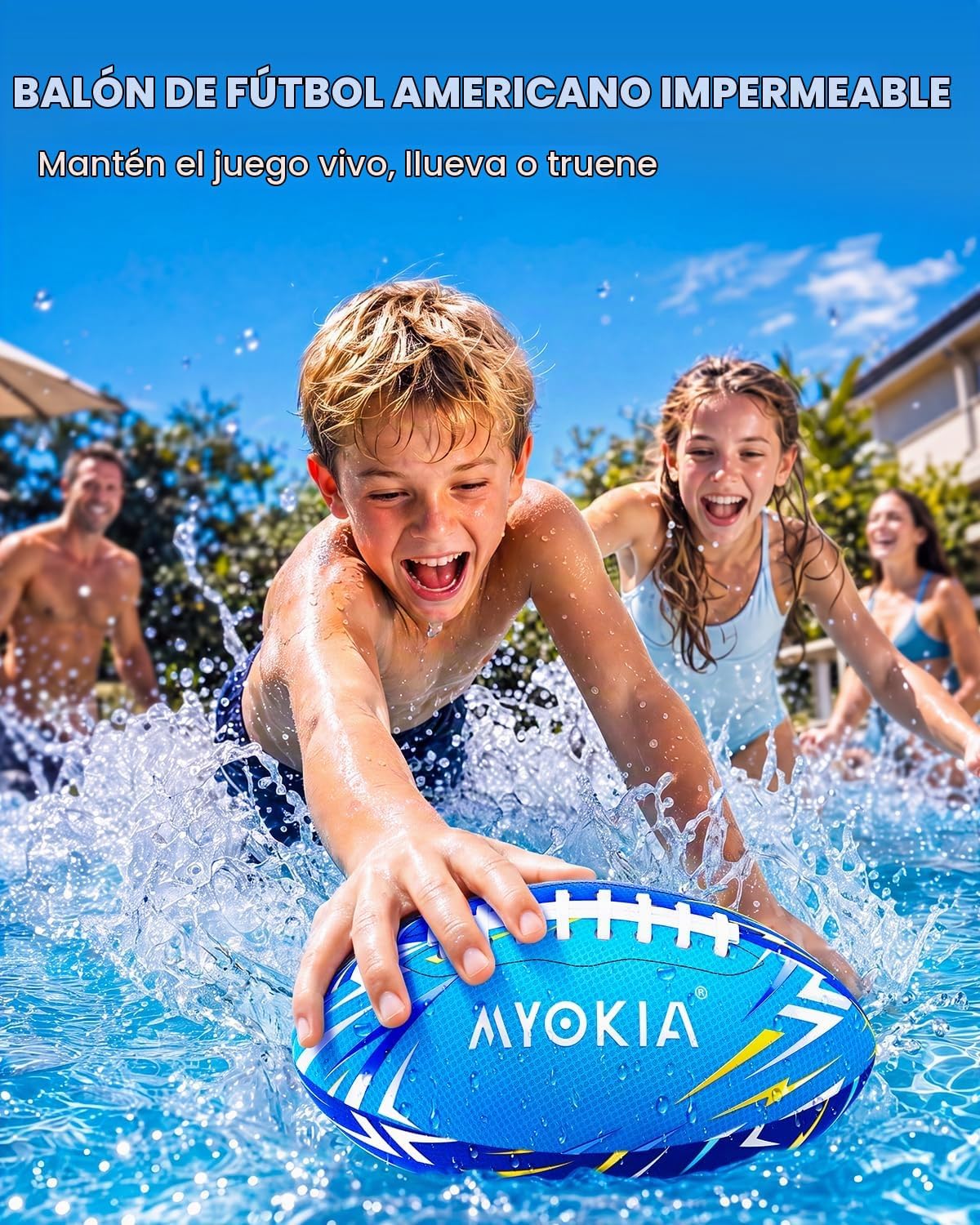 MYOKIA Pelota de fútbol recargable RGB con luz que brilla en la osc...