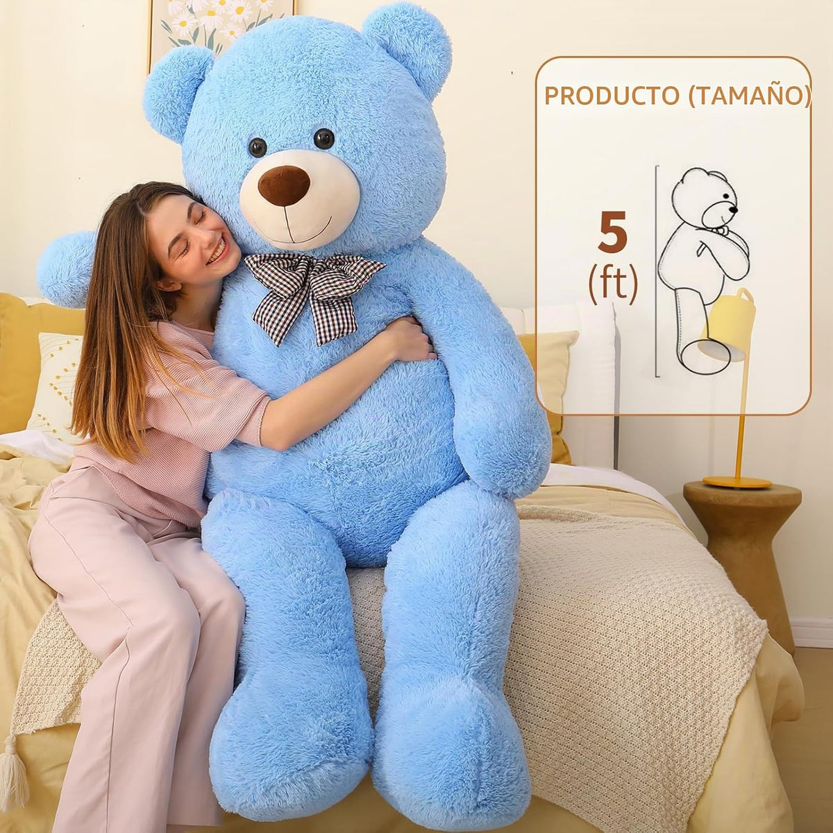 MaoGoLan Oso de Peluche Teddy Gigante, Animal de Peluche Grande de...