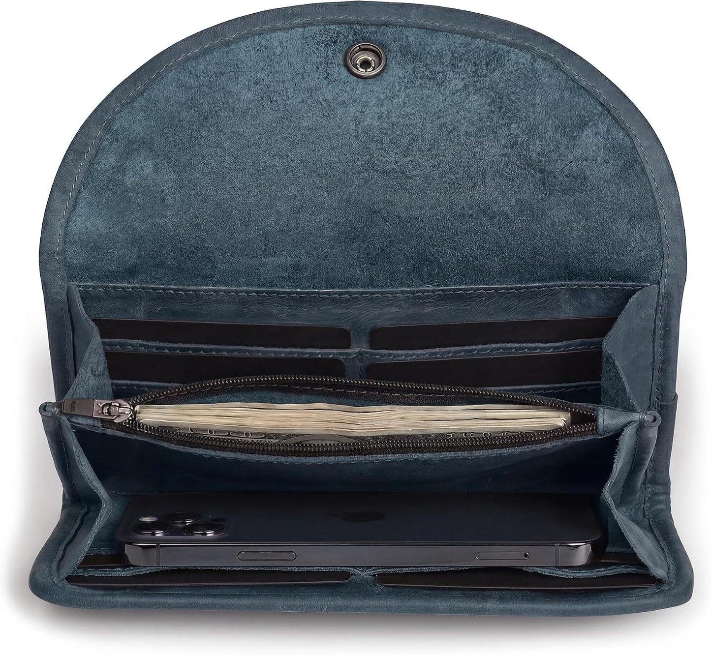 Hide &amp; Drink, Cartera de mano para mujer, soporte para dinero y...
