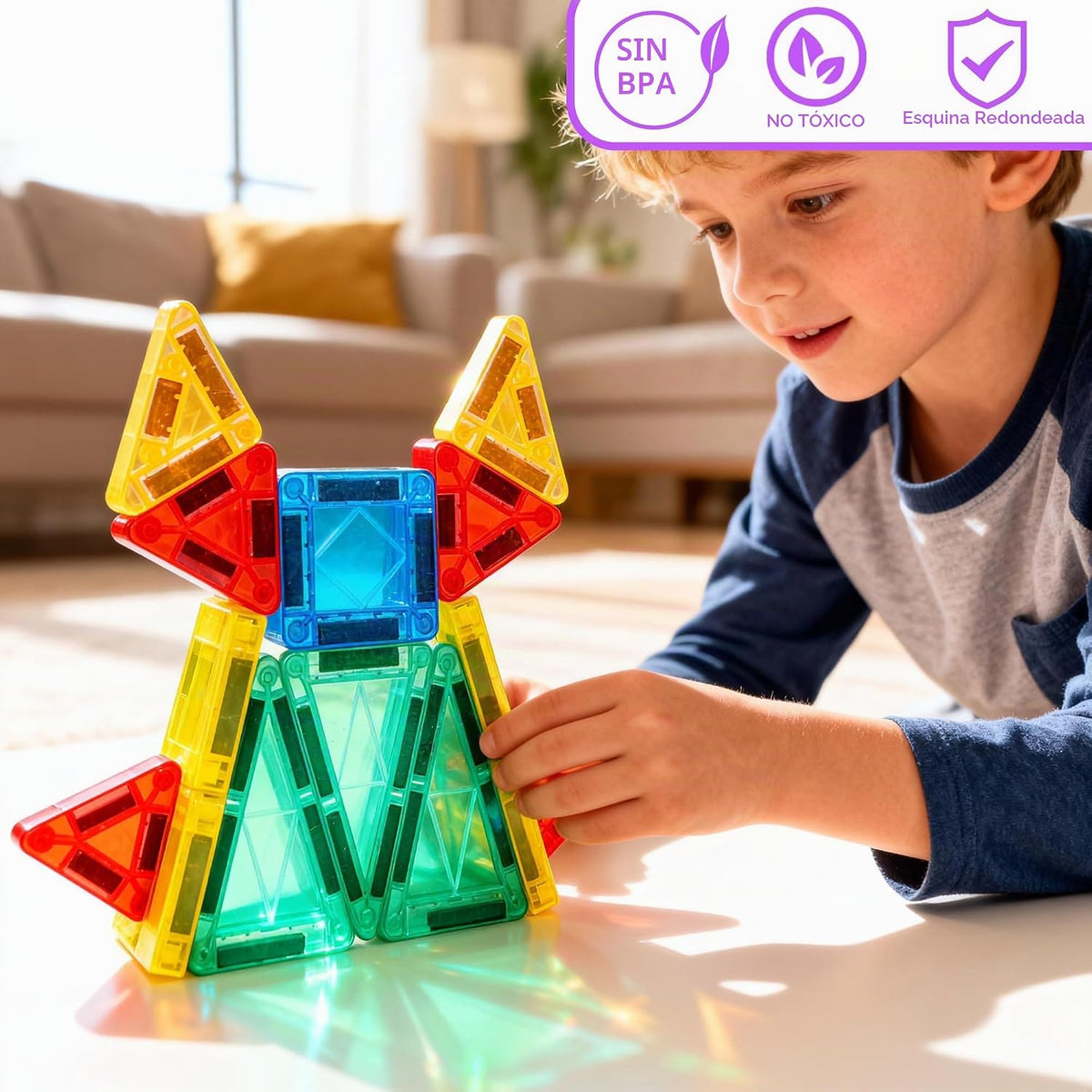 Mruikeny - Mini azulejos magnéticos de viaje para niños pequeños |...