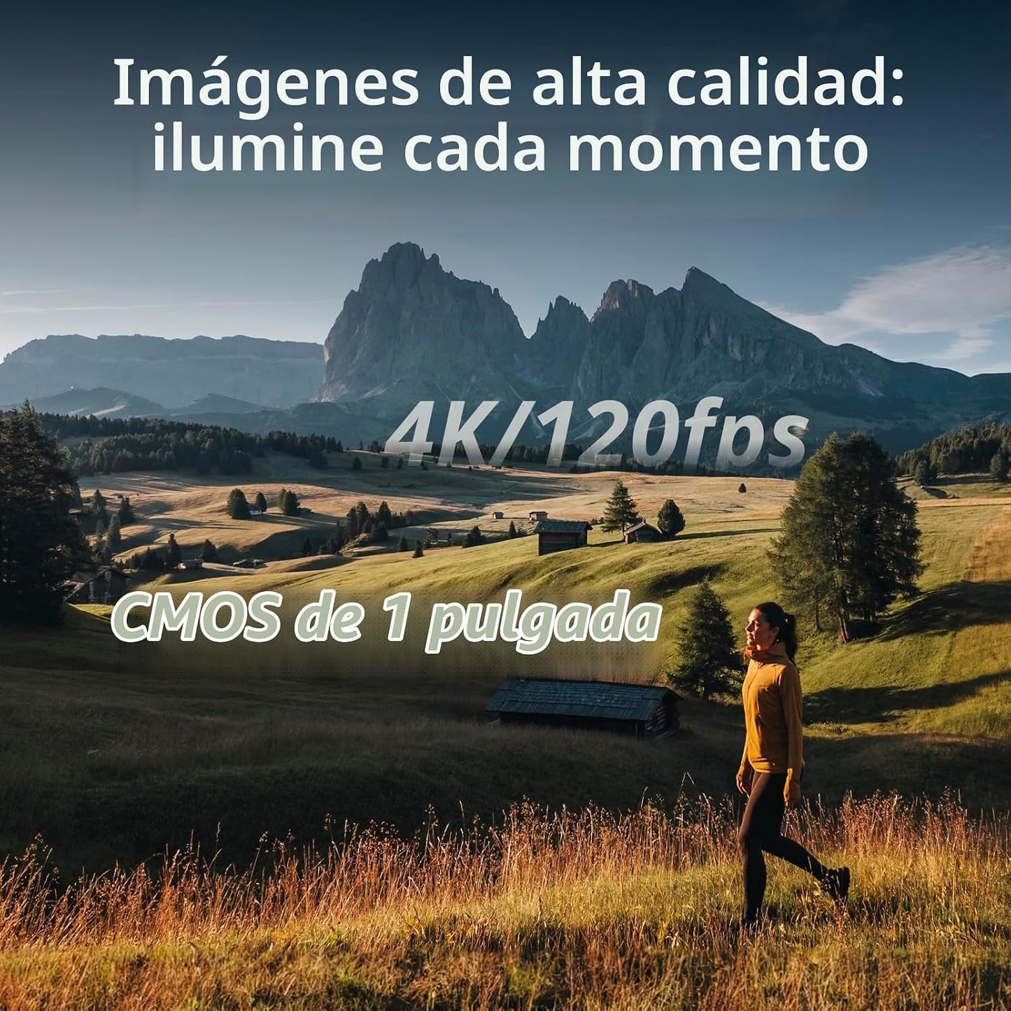 DJI Osmo Pocket 3, cámaras de vlogging con CMOS de 1 pulgada y cáma...