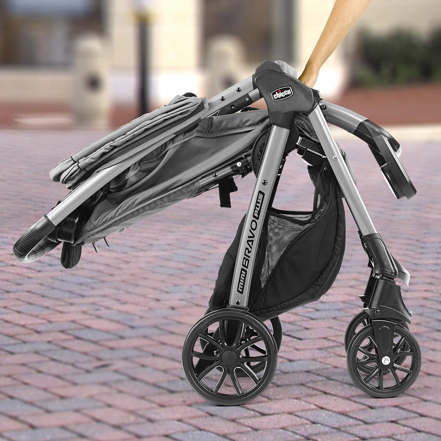 Chicco Sistema para viaje Mini Bravo Plus - Pizarra | Gris