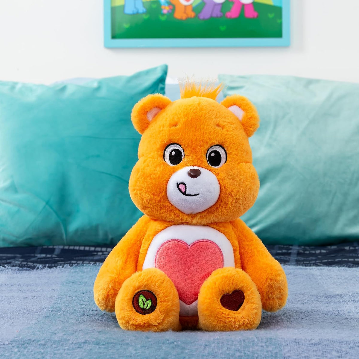Care Bears 14' Tenderheart Oso de Peluche - Tamaño Mediano - Pe...