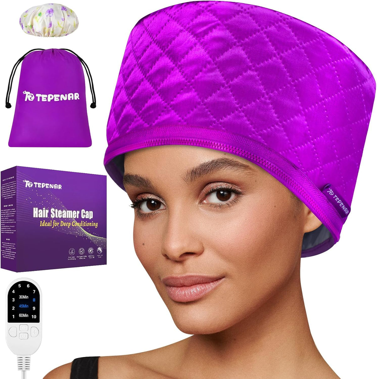 TEPENAR Vaporizador de cabello para acondicionamiento profundo: tap...