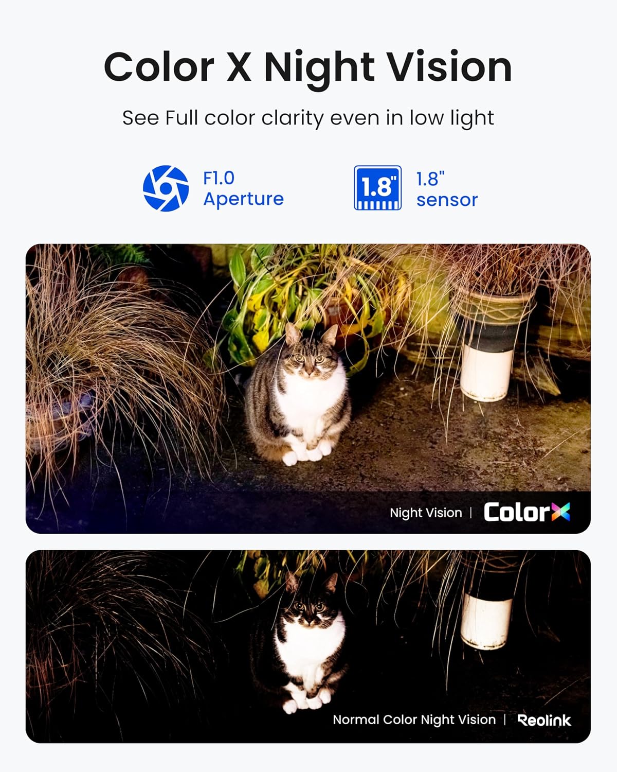REOLINK Cámaras de seguridad 4K de doble lente de 180° inalámbricas...