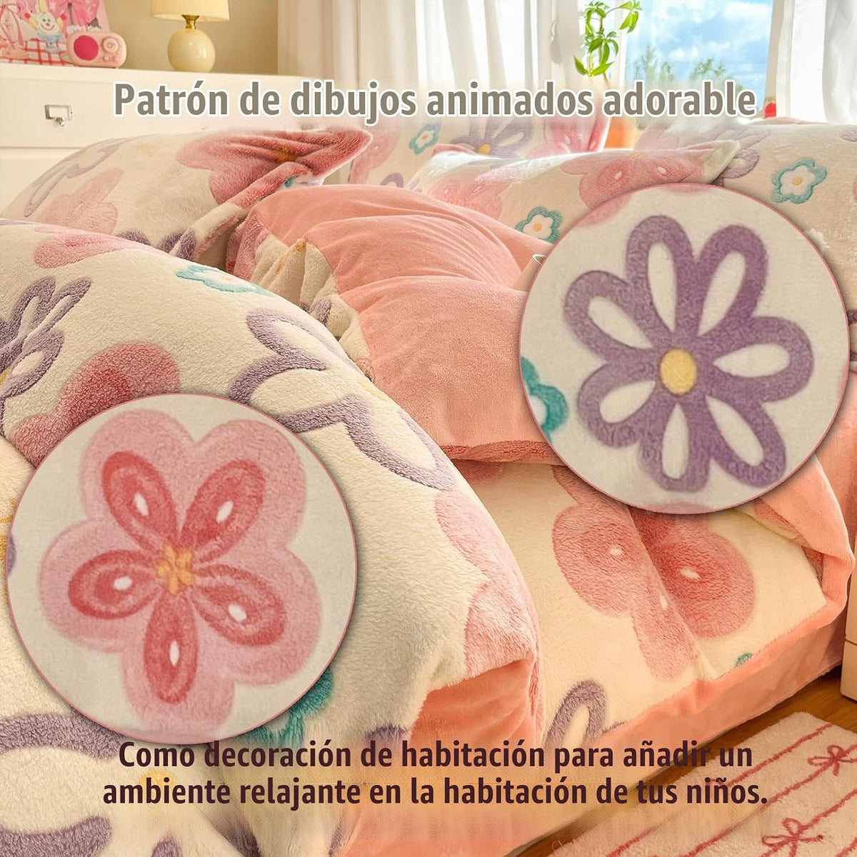 MorroMorn Juegos de Ropa de Cama Twin, Juego de Funda de Edredón Fl...