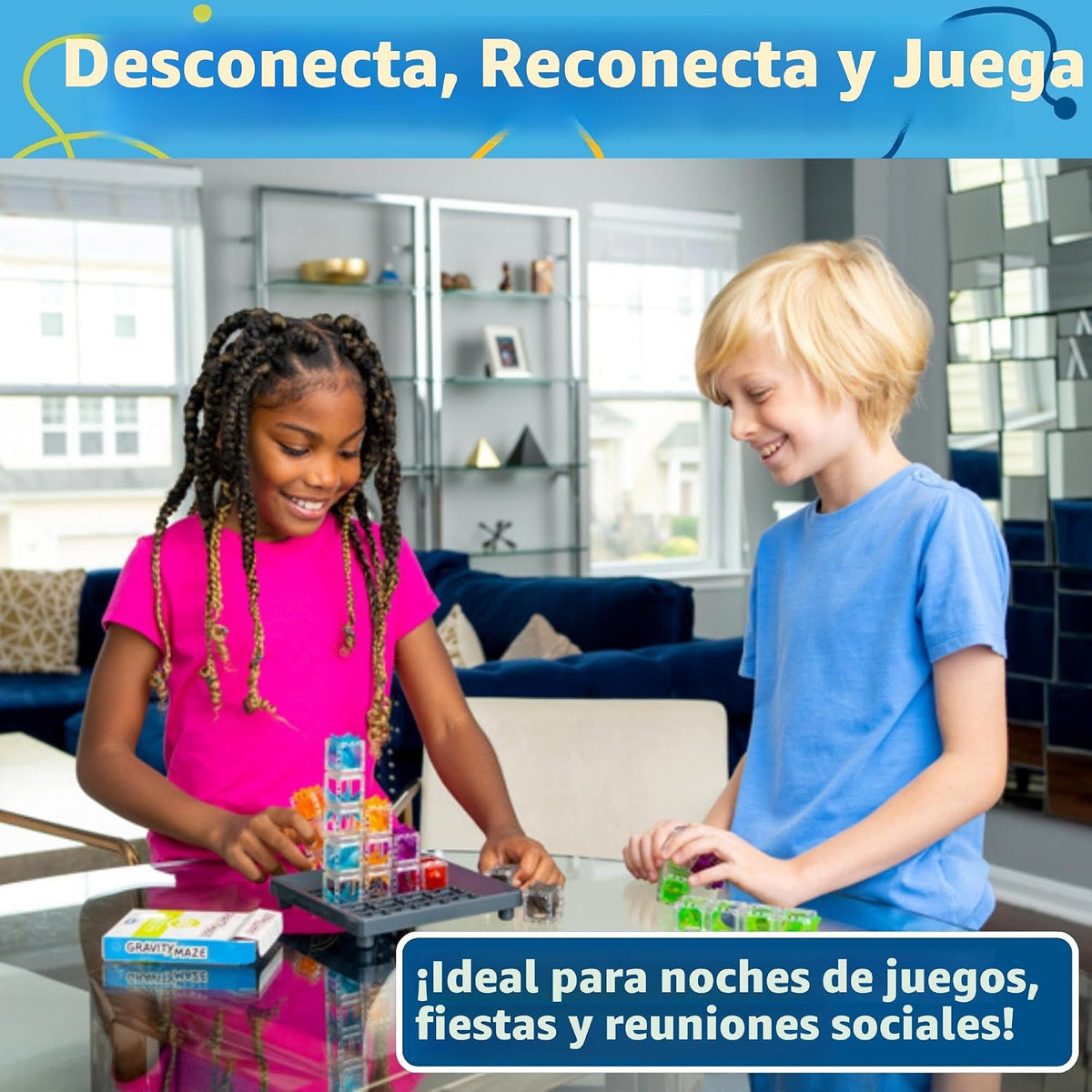 ThinkFun Gravity Maze - Juego de lógica con mármoles que caen - Jug...