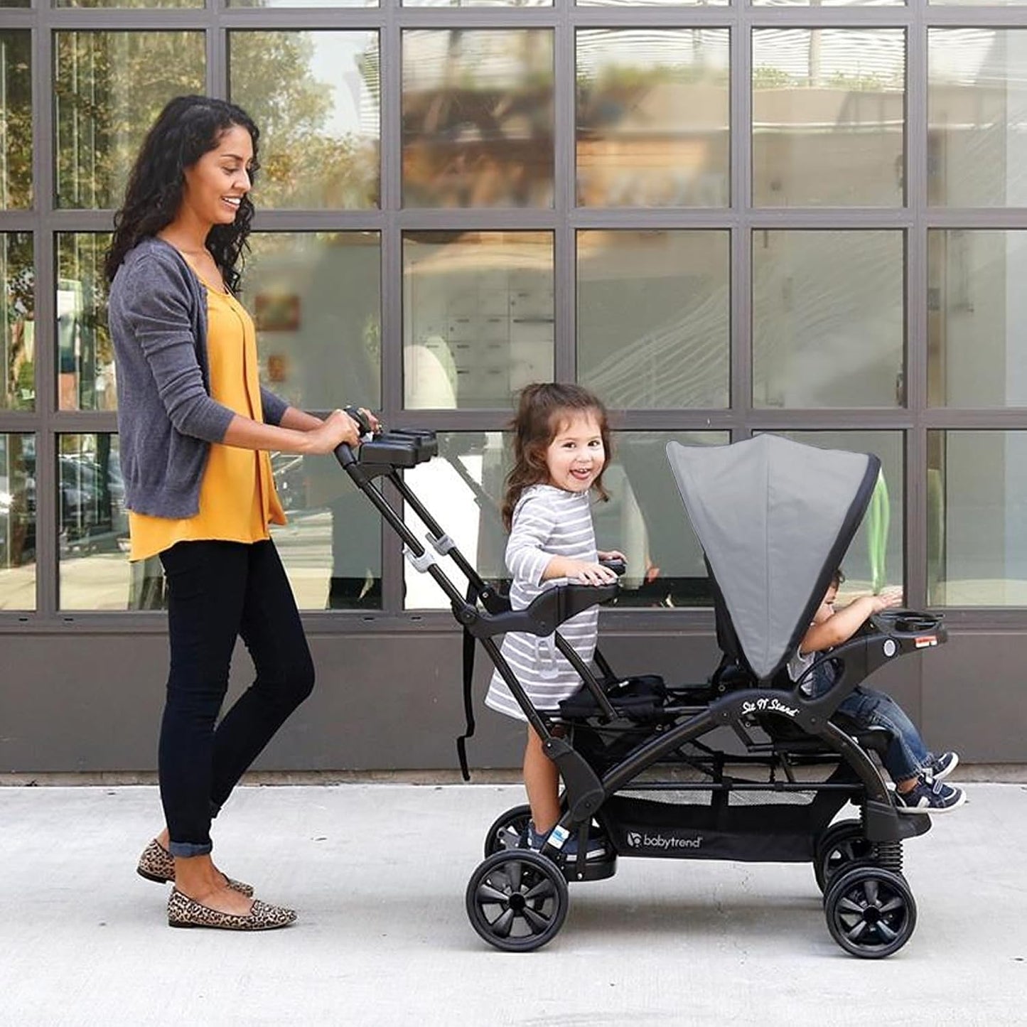 Baby Trend Sit N' Stand Ultra Cochecito, niebla matutina | Se convi...