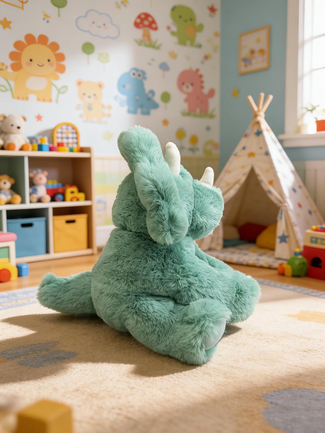YUKOUQIAN Triceratops - Lindo muñeco de peluche de 8 pulgadas para...