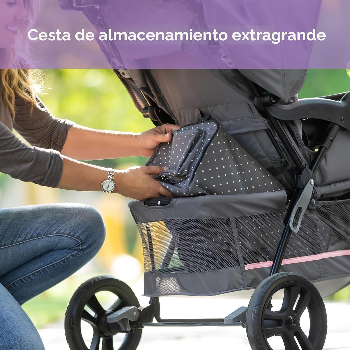 Sistema de viaje Baby Trend EZ Ride SE con asiento de seguridad par...
