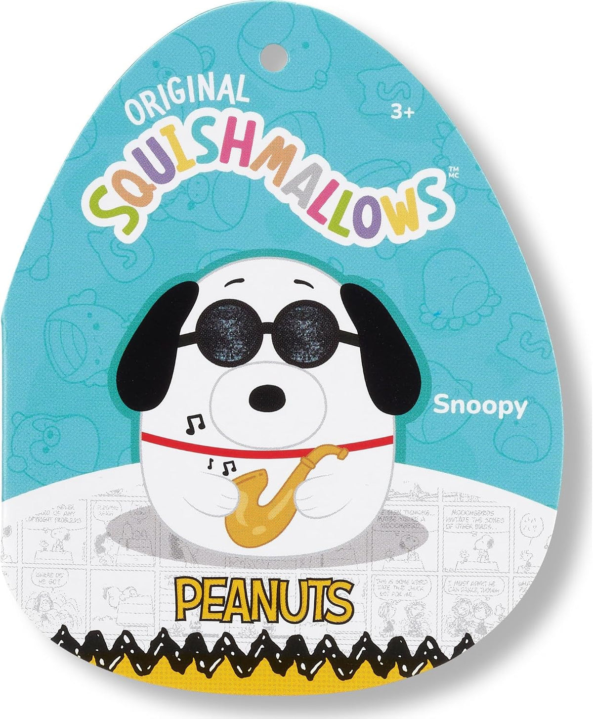 Squishmallows Original Peanuts - Paquete de 2 temas de jazz de Snoo...