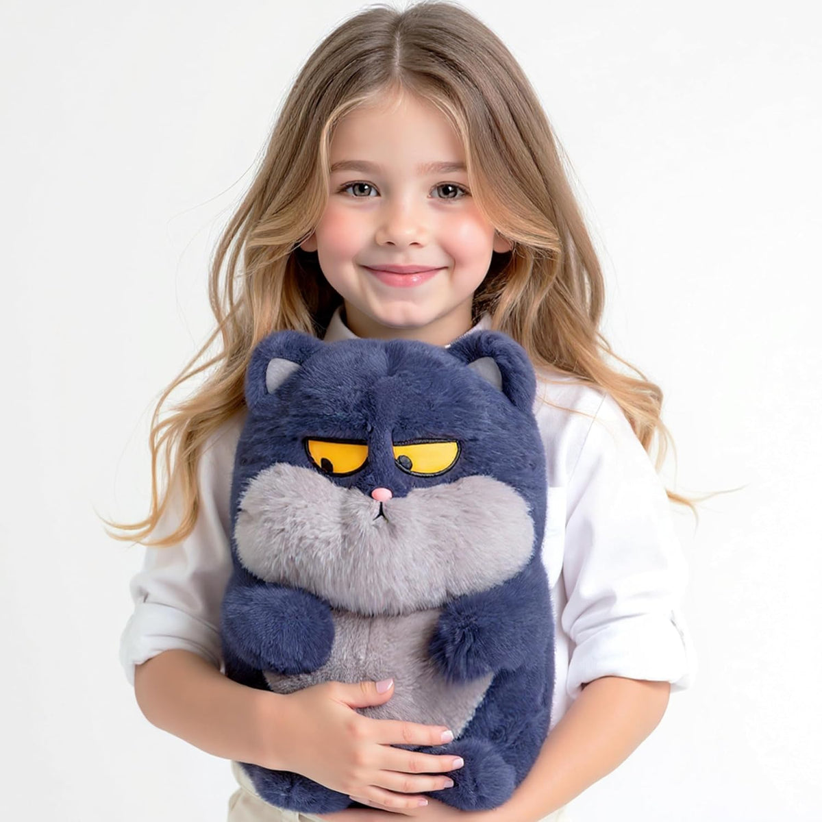 Riverwar Juguete de peluche de gato gruñón, lindo regalo grande de...