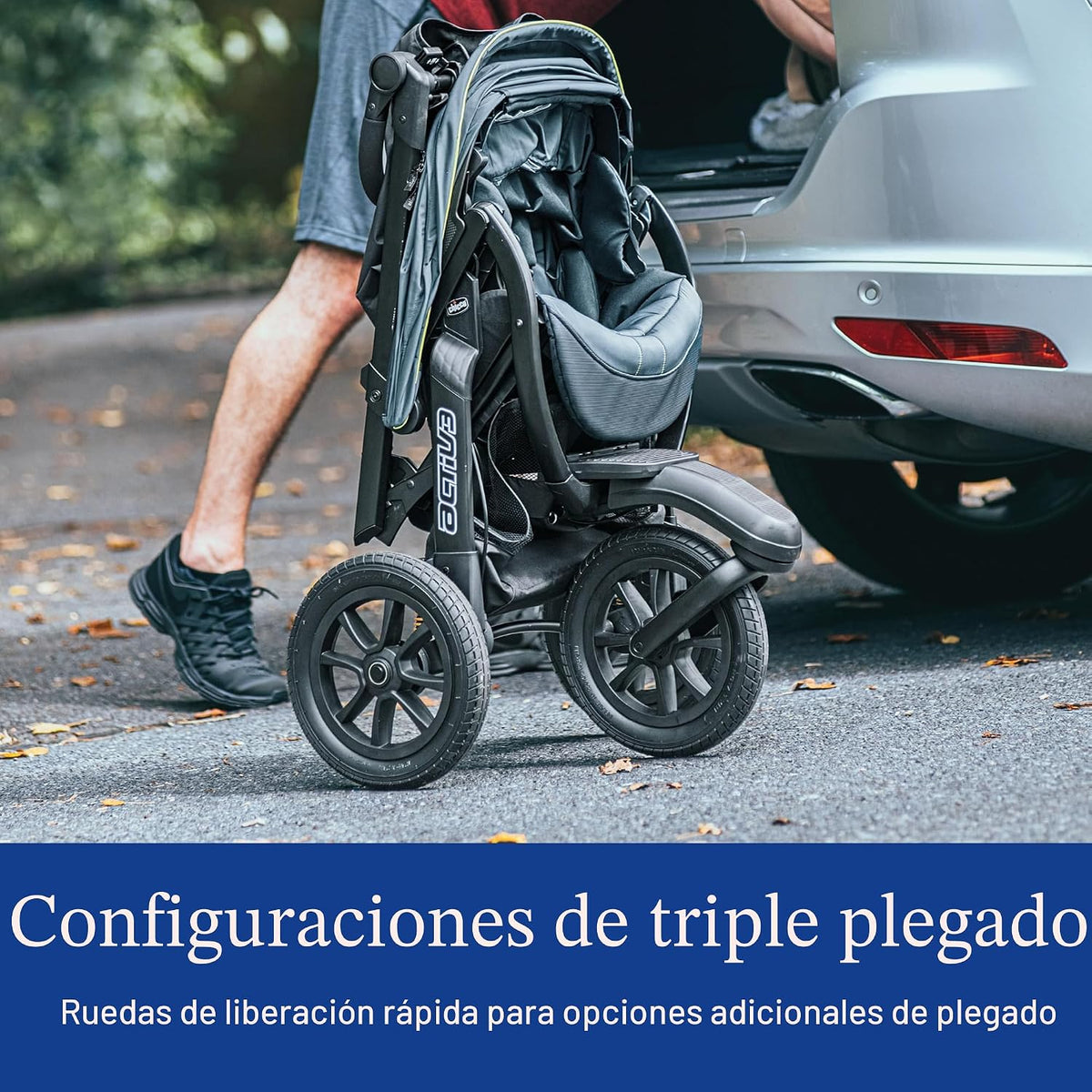 Chicco Activ3 - Cochecito para correr y asiento de coche, sistema d...