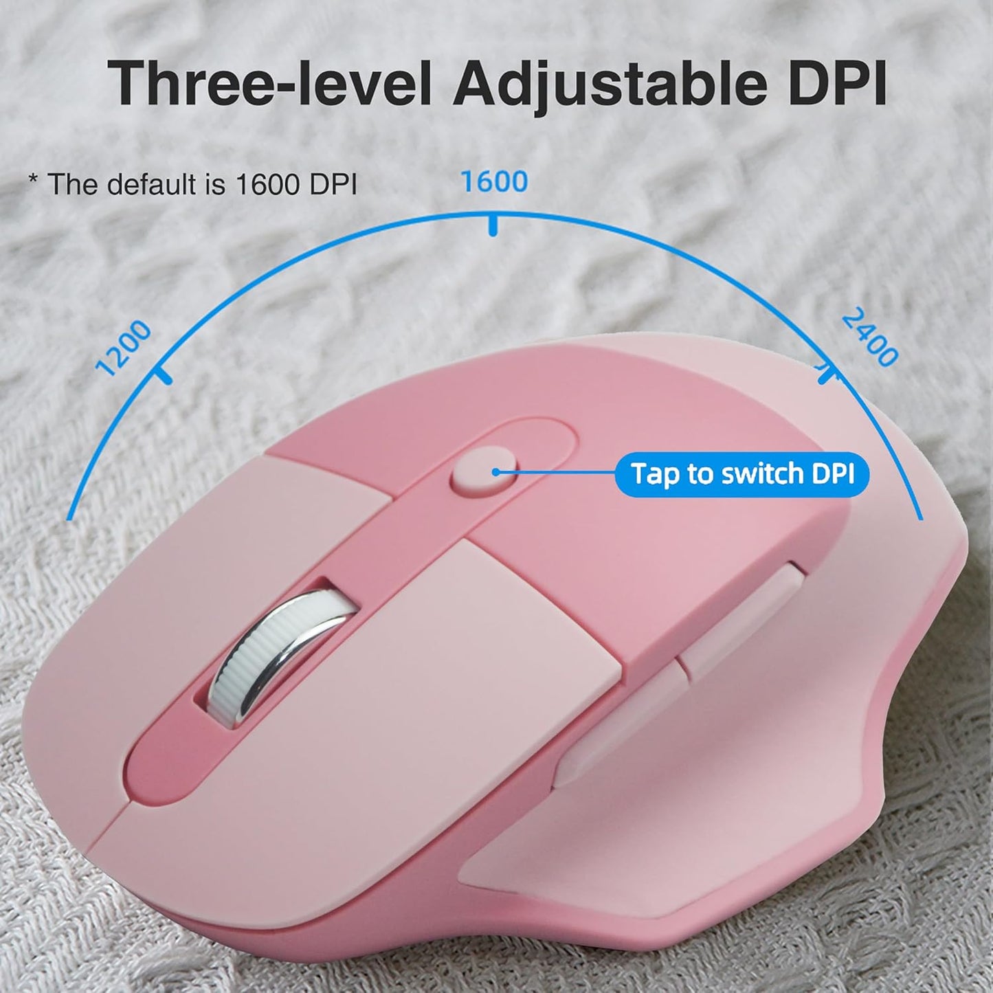 Combo de teclado ergonómico inalámbrico y mouse con reposamuñecas d...