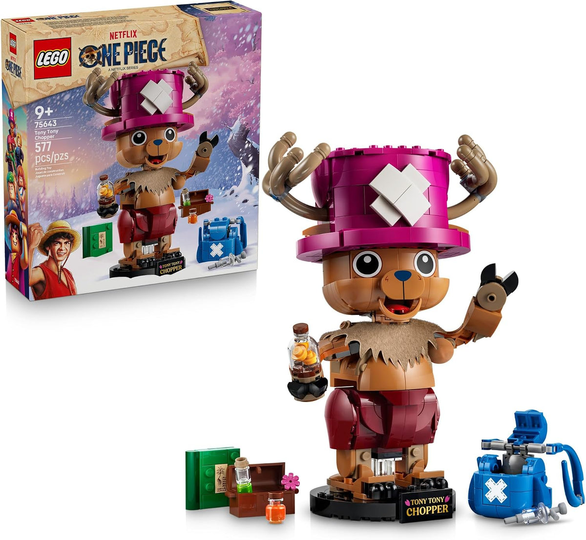 LEGO ONE PIECE Tony Tony Chopper - Juguete de construcción para niñ...