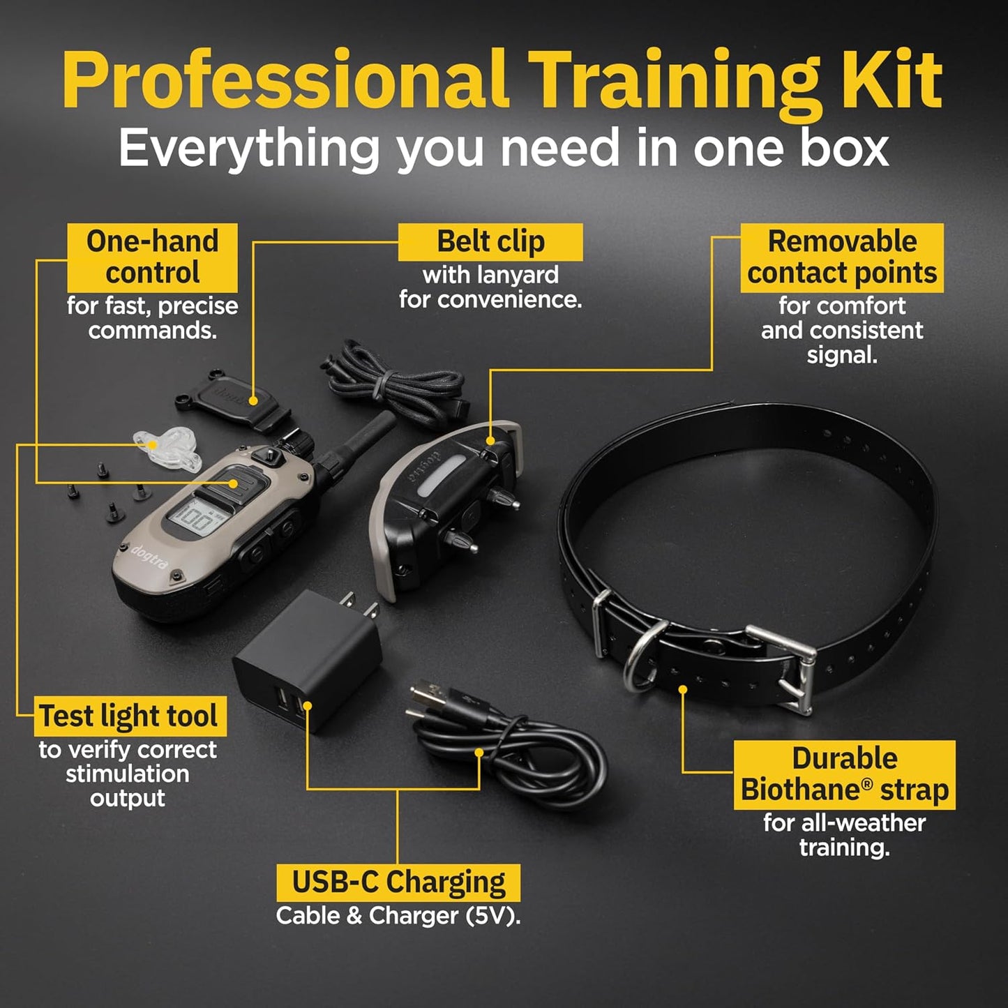 Dogtra 1900X Collar electrónico con control remoto [Nueva edición]...