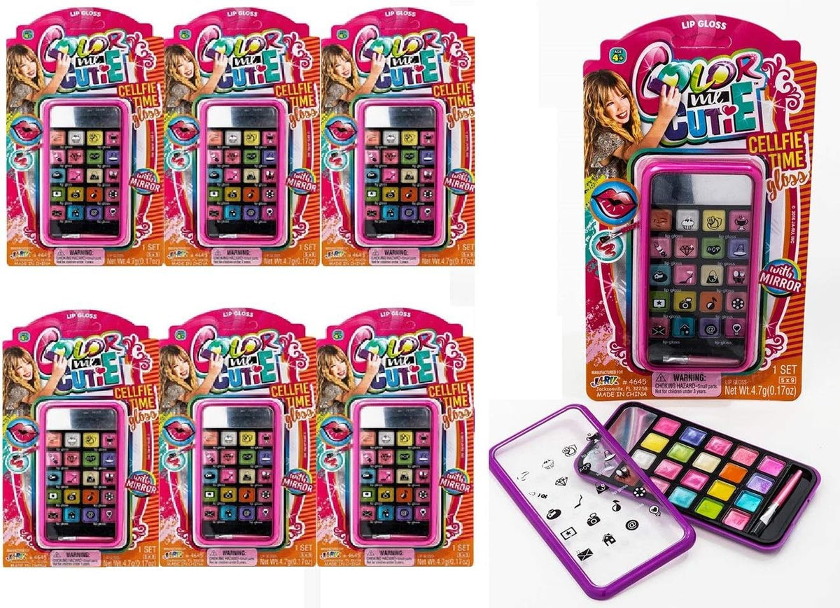 JA-RU Kit de juguetes de belleza de maquillaje para niños (6 juegos...