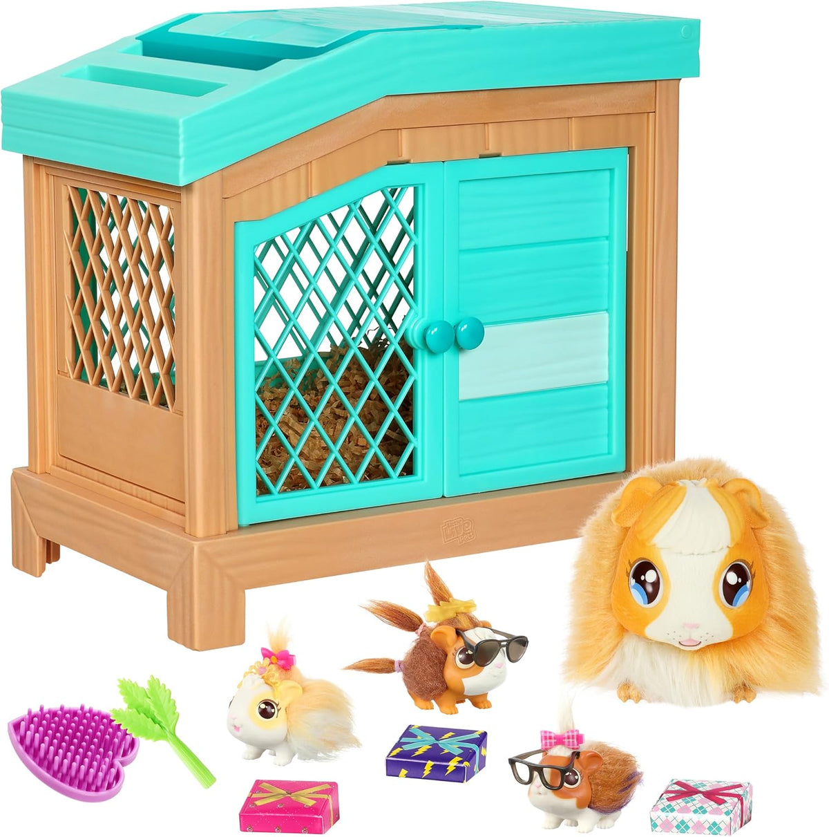 Little Live Pets Mama Surprise - Juguete de peluche de conejillo de...