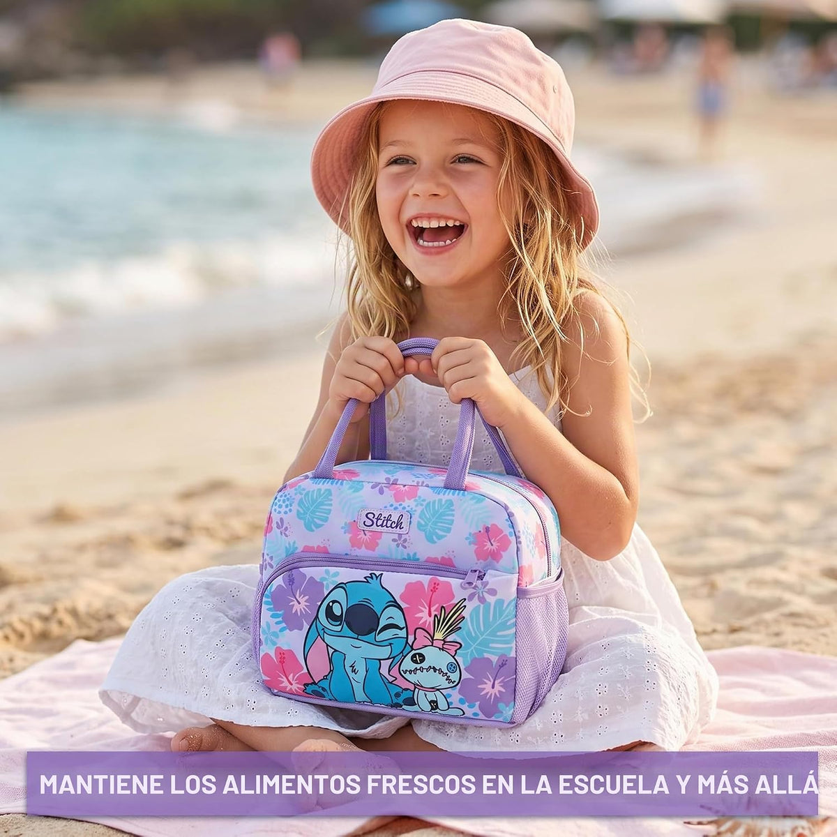 Get Trend Disney Stitch Girls Bolsa de almuerzo con aislamiento, út...