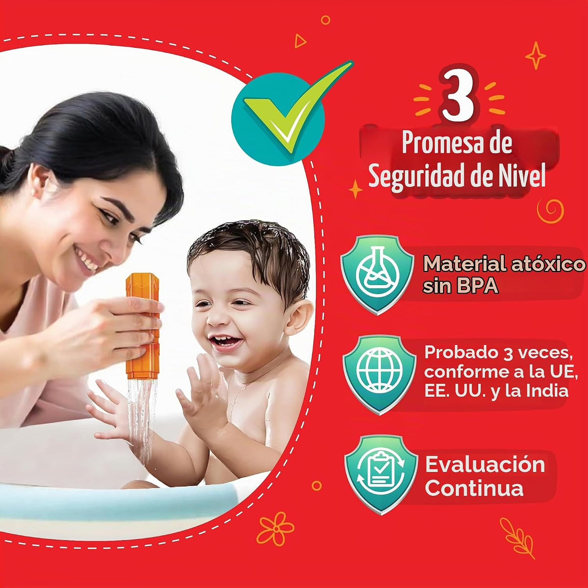 Imagimake Bloques de Baño Juguetes para Bebés | Leaps &amp; Bounds...