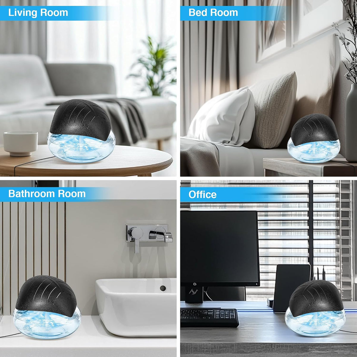 Purificador de aire de agua para el hogar con difusor de aceite ese...