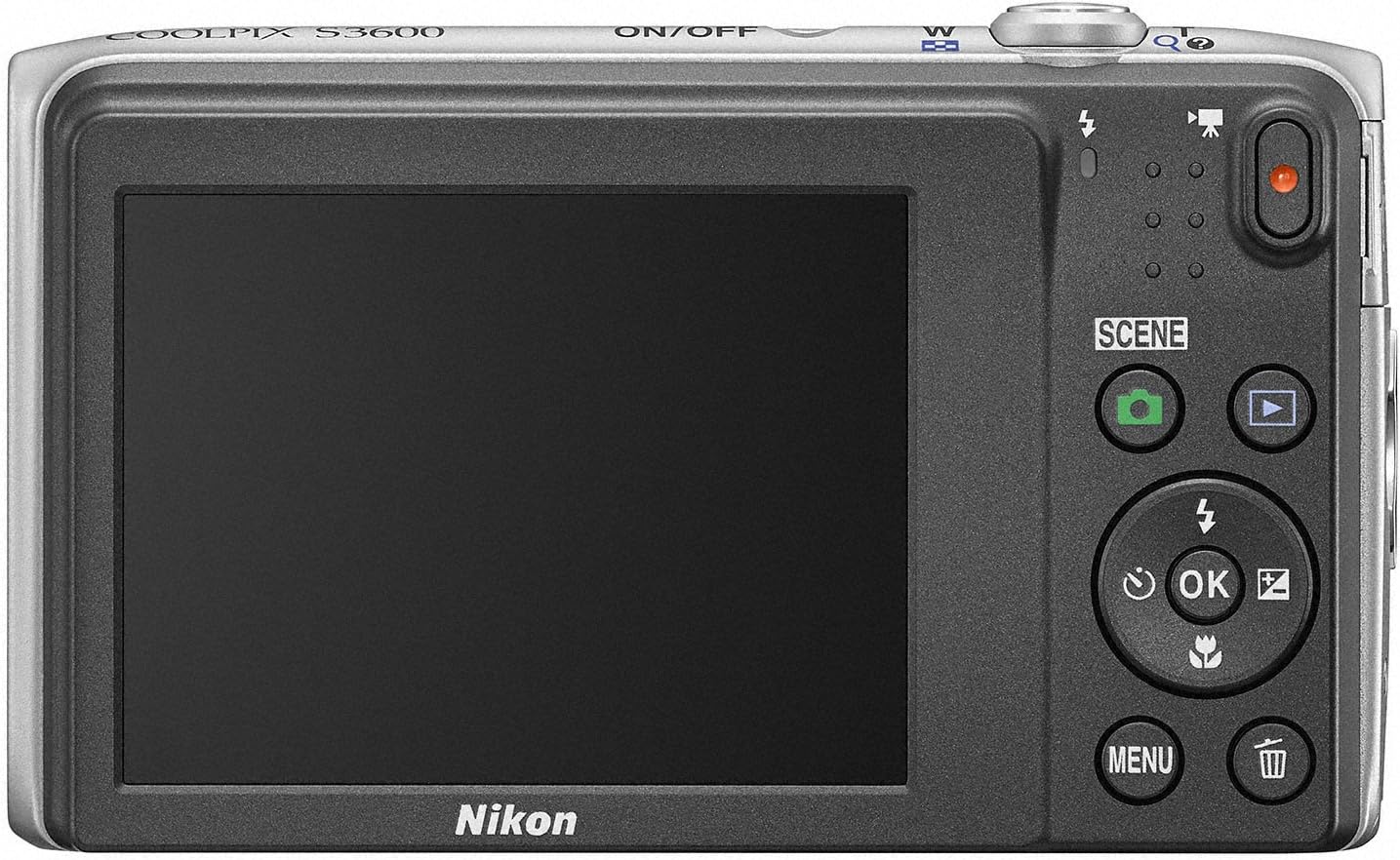 Nikon Cámara digital COOLPIX S3600 Plata S3600SL