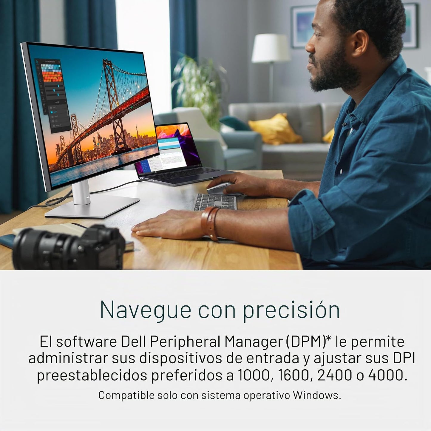 Dell Teclado y mouse inalámbricos premium - KM720 - Receptor inalám...