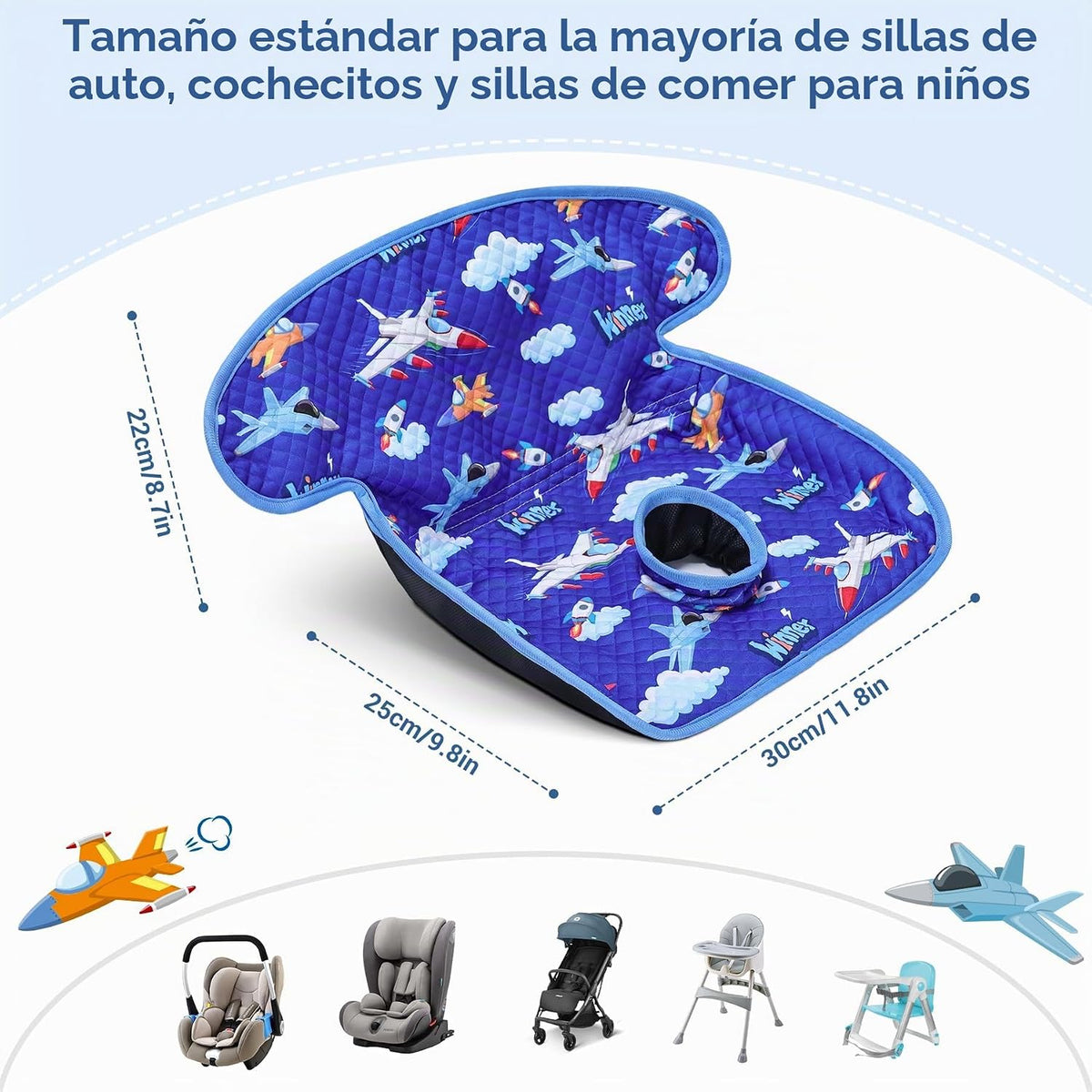 COOLBEBE Protector de asiento de coche impermeable para entrenamien...