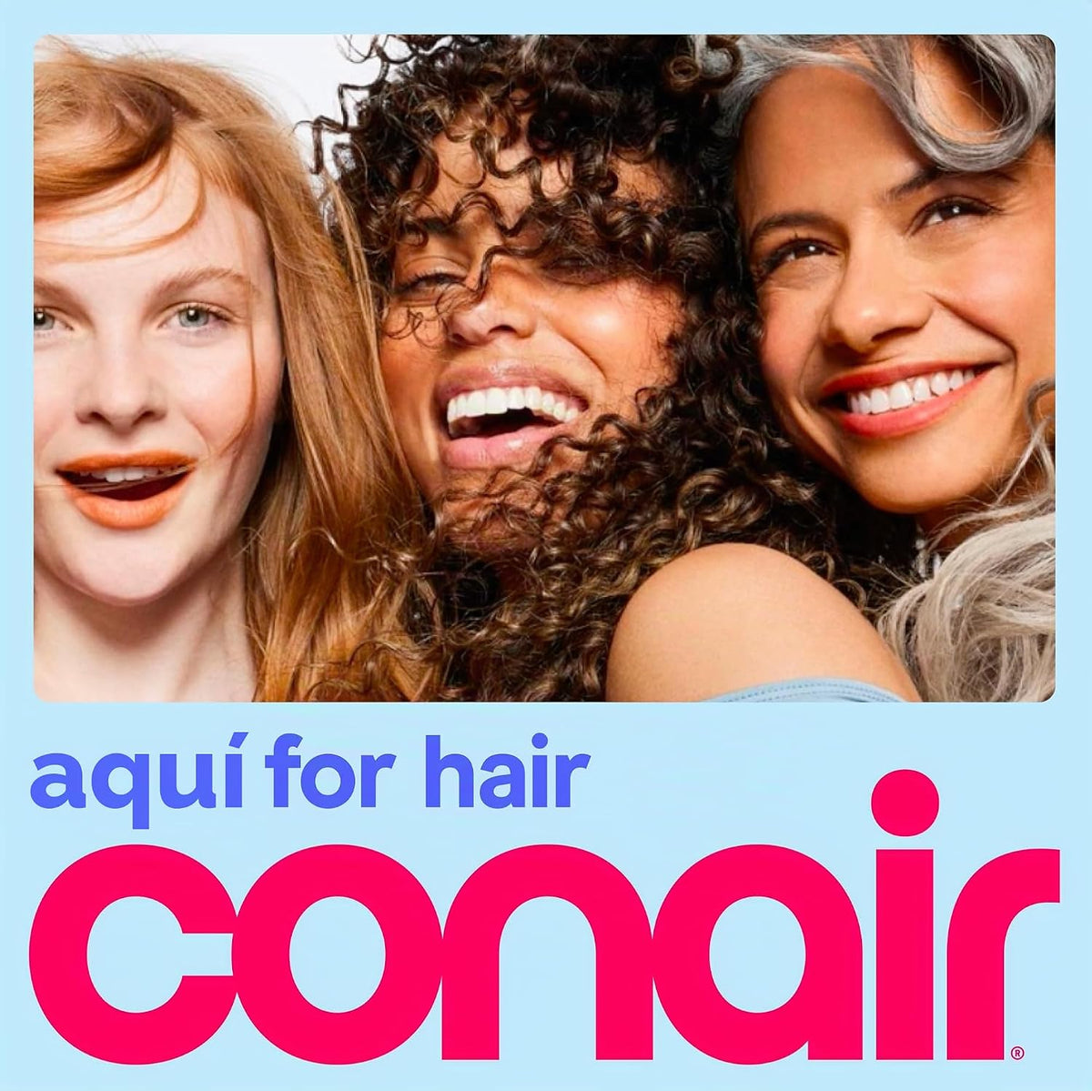 Conair Secador de pelo con difusor, concentrador y cepillo redondo,...