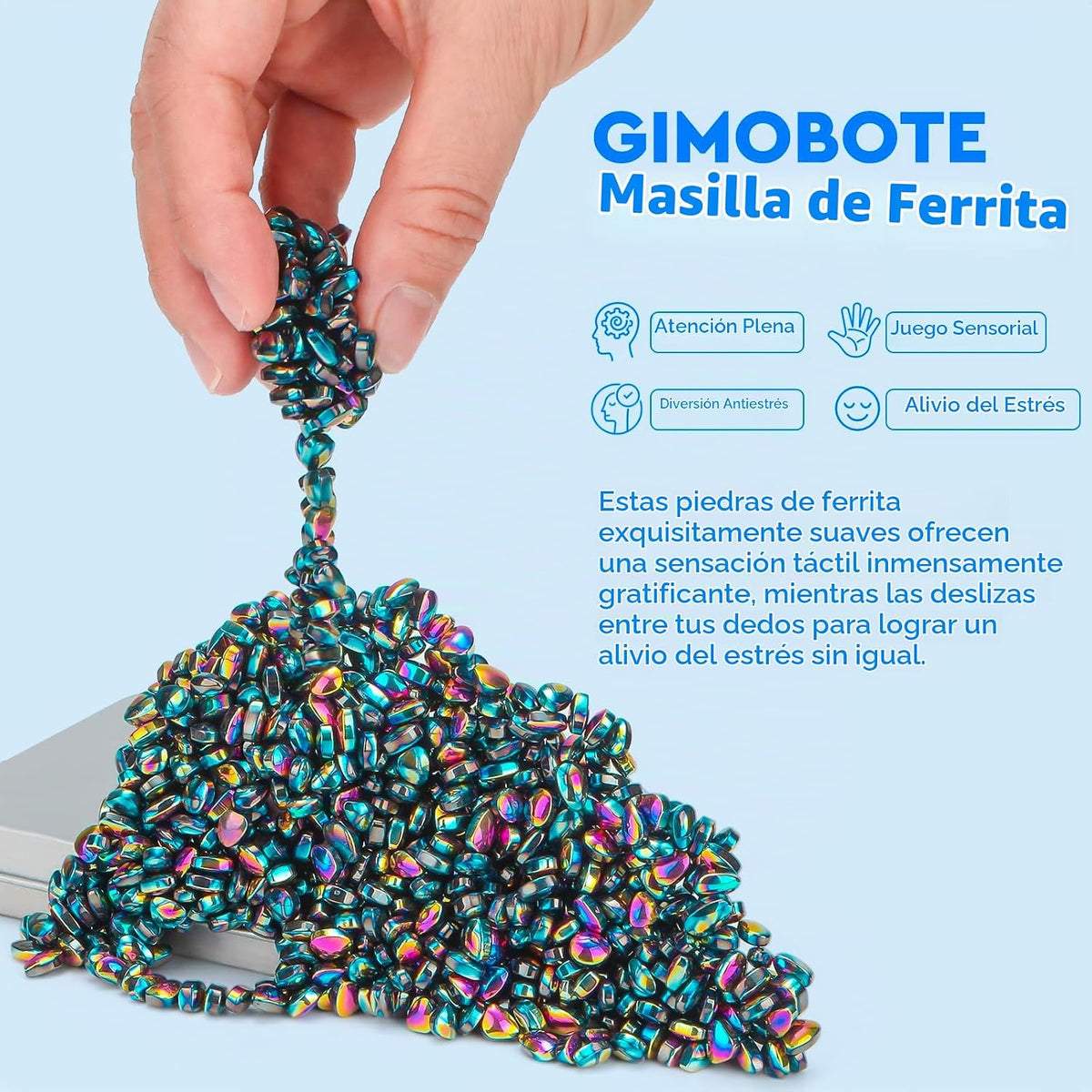 Original 500+ Pasta de ferrita colorida, regalo para relleno de cal...