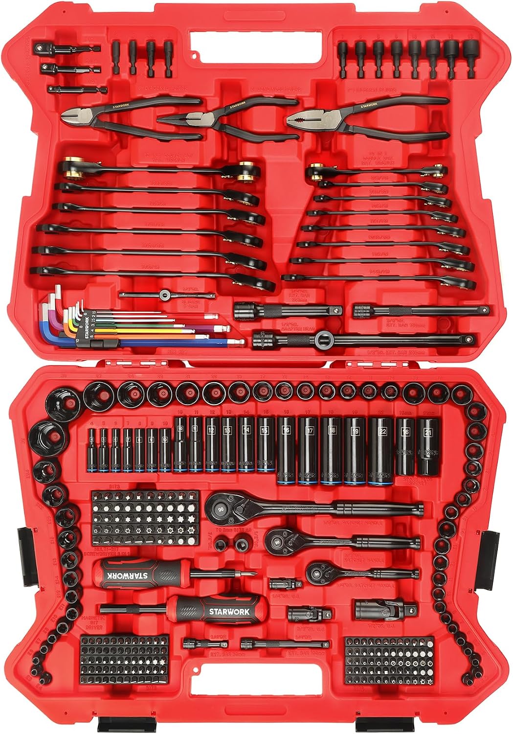 STARWORK TRUE MECHANIC™ Juego de herramientas mecánicas de 305 piez...