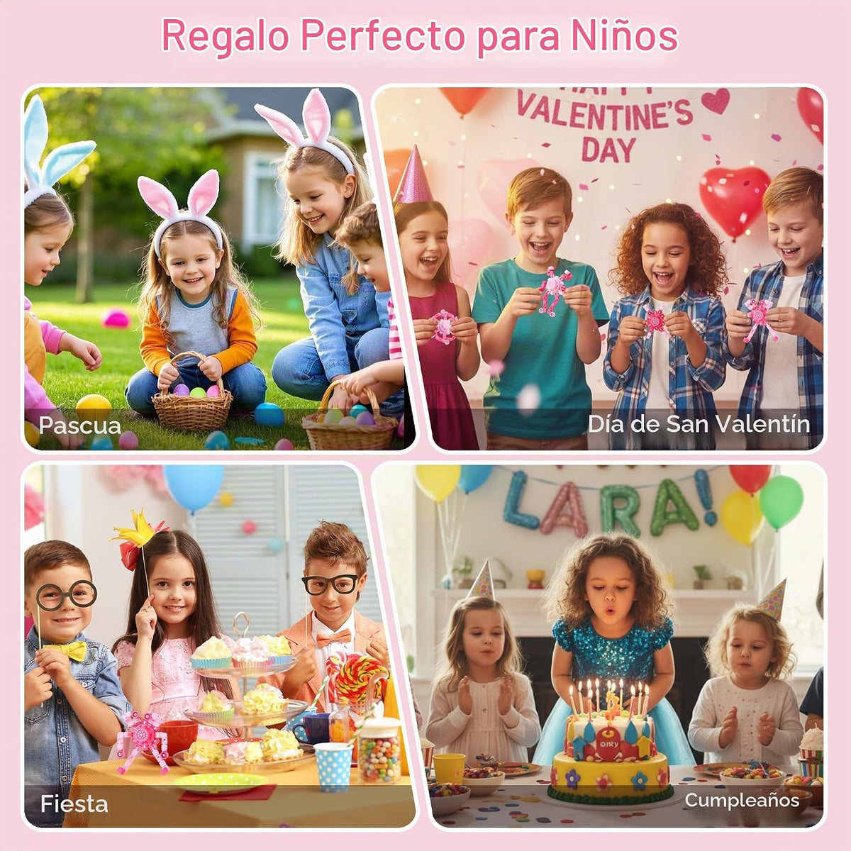 Gokeey Fidget Spinners para niños de 8-12 años y adultos, juguetes...