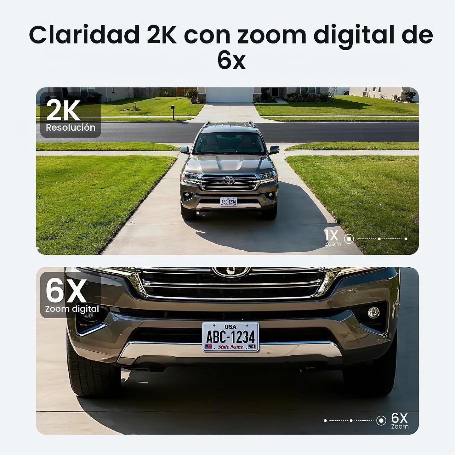 HOMIQ LIFE Cámara de seguridad para ventanas 2K, cámaras WiFi inter...