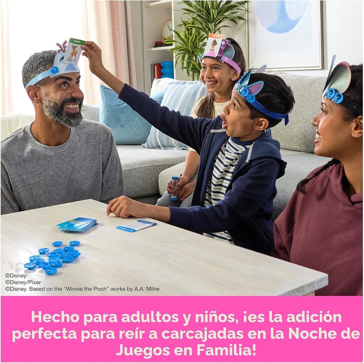 Spin Master Games Disney Hedbanz Juego de adivinanzas con imágenes...