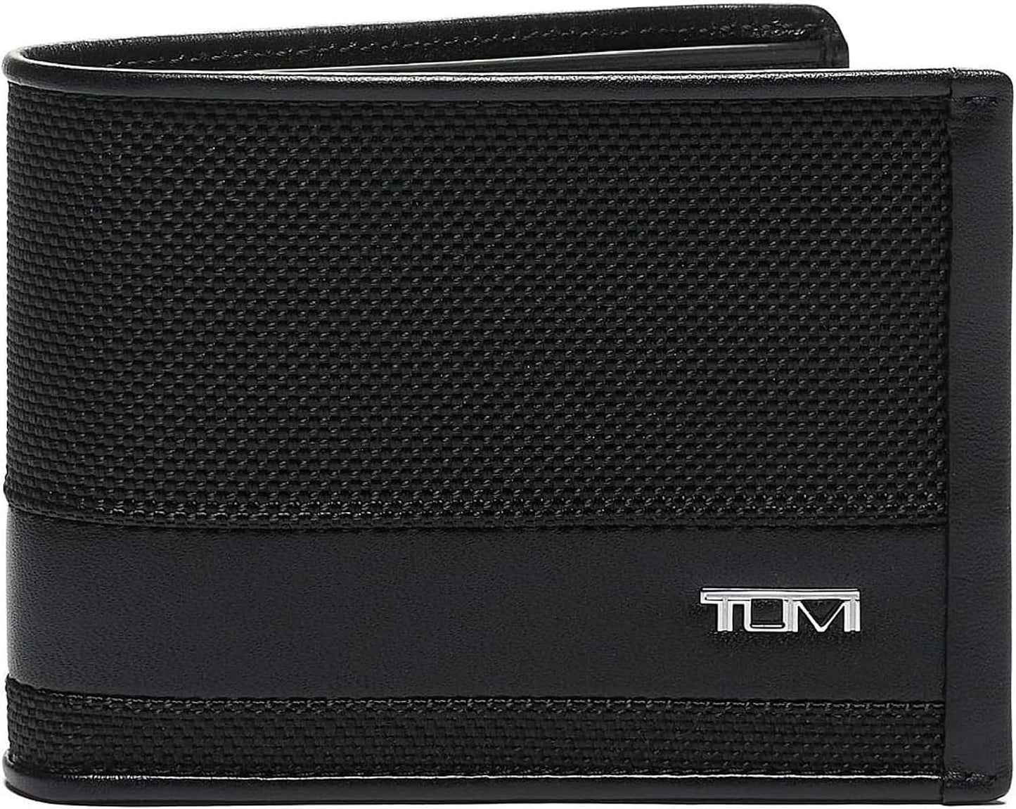 TUMI - Billetera doble Alpha para hombre, Negro -, Alfa Doble Bille...