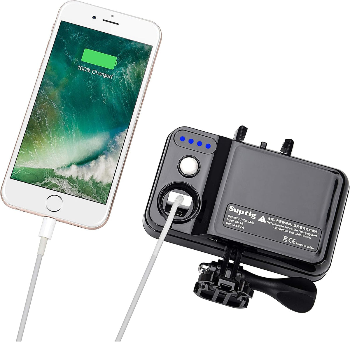 Suptig Cargador Portátil, Paquete de Batería de 7800mAh, Banco de E...
