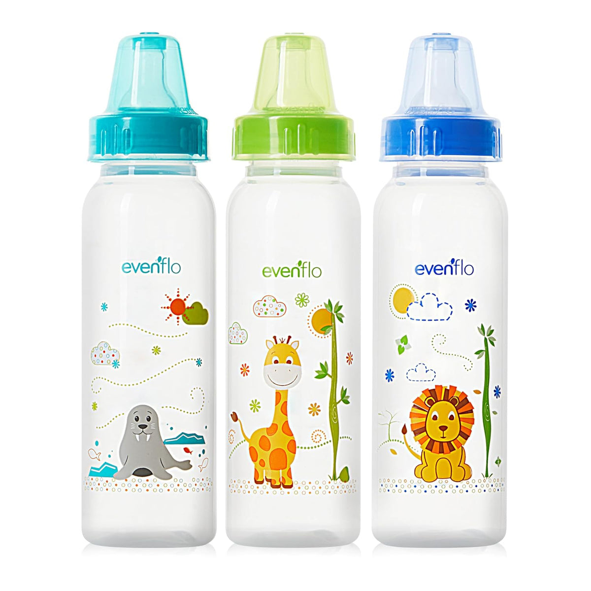 Botellas de polipropileno Evenflo Feeding con diseños clásicos para...