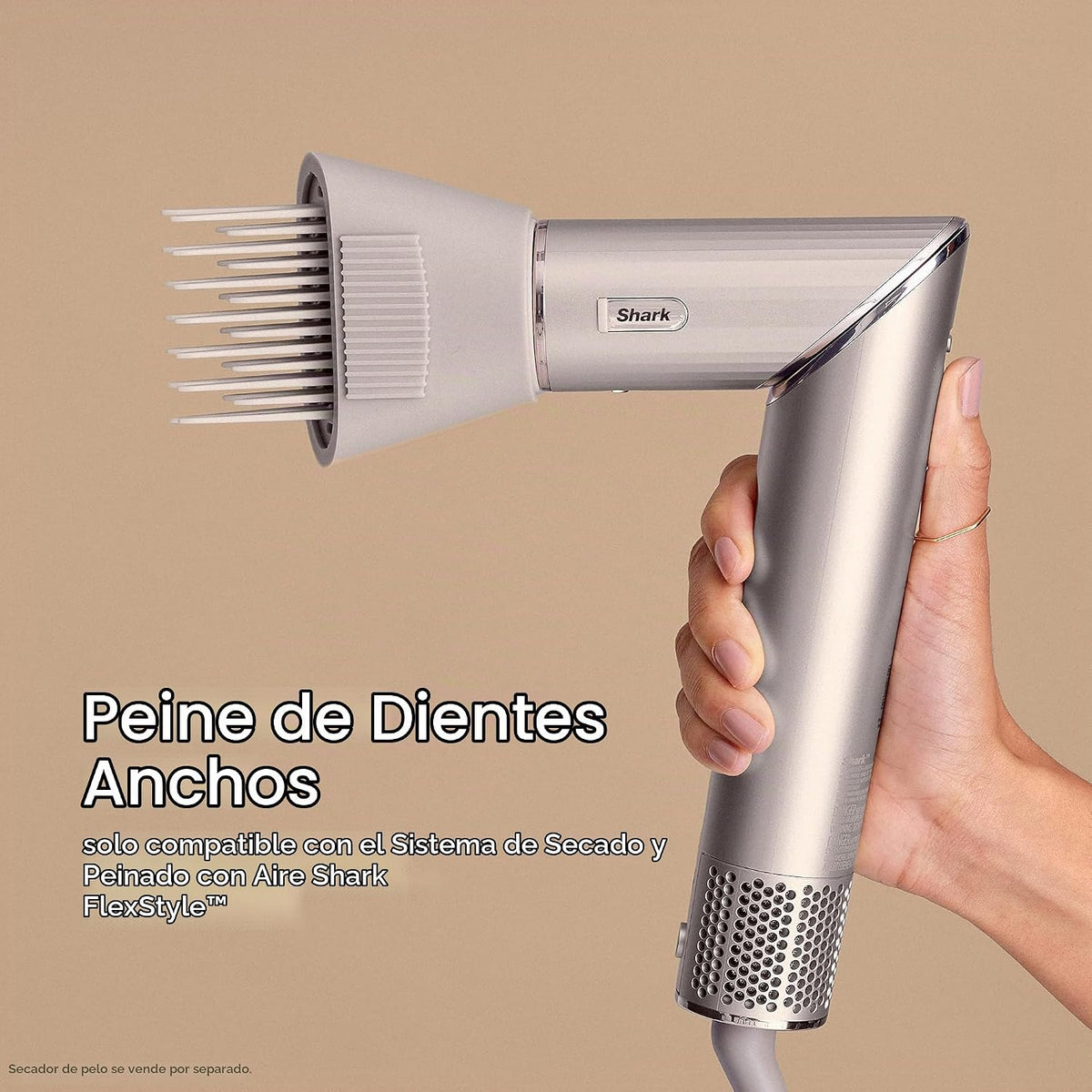 Shark FlexStyle - Peine de dientes anchos, piedra, XSKHD4WTCA | Dos...