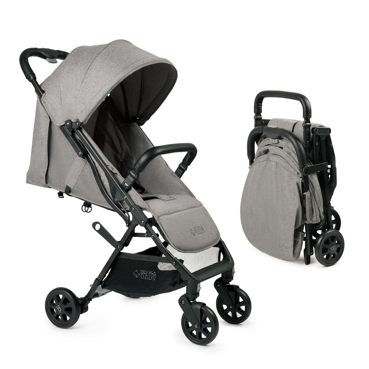 Cochecito de viaje ligero para bebés y niños pequeños, cochecito fá...