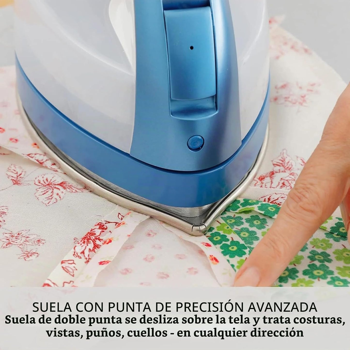 Panasonic - Plancha inalámbrica NI-QL1000A, seca y al vapor, azul |...