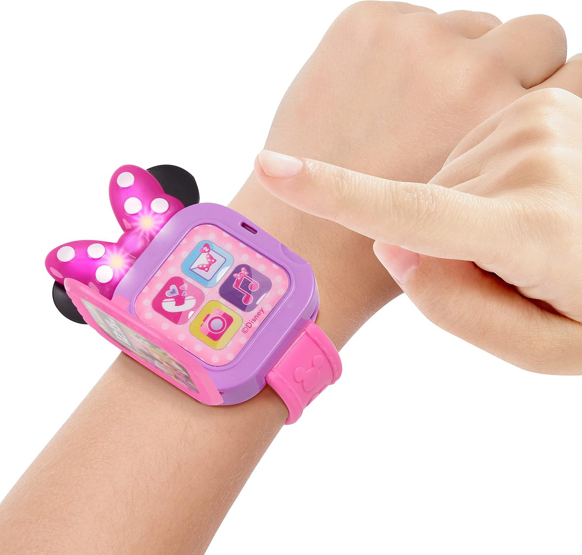 Disney Junior Minnie Mouse Play Smart Watch con luces y sonidos, 3...