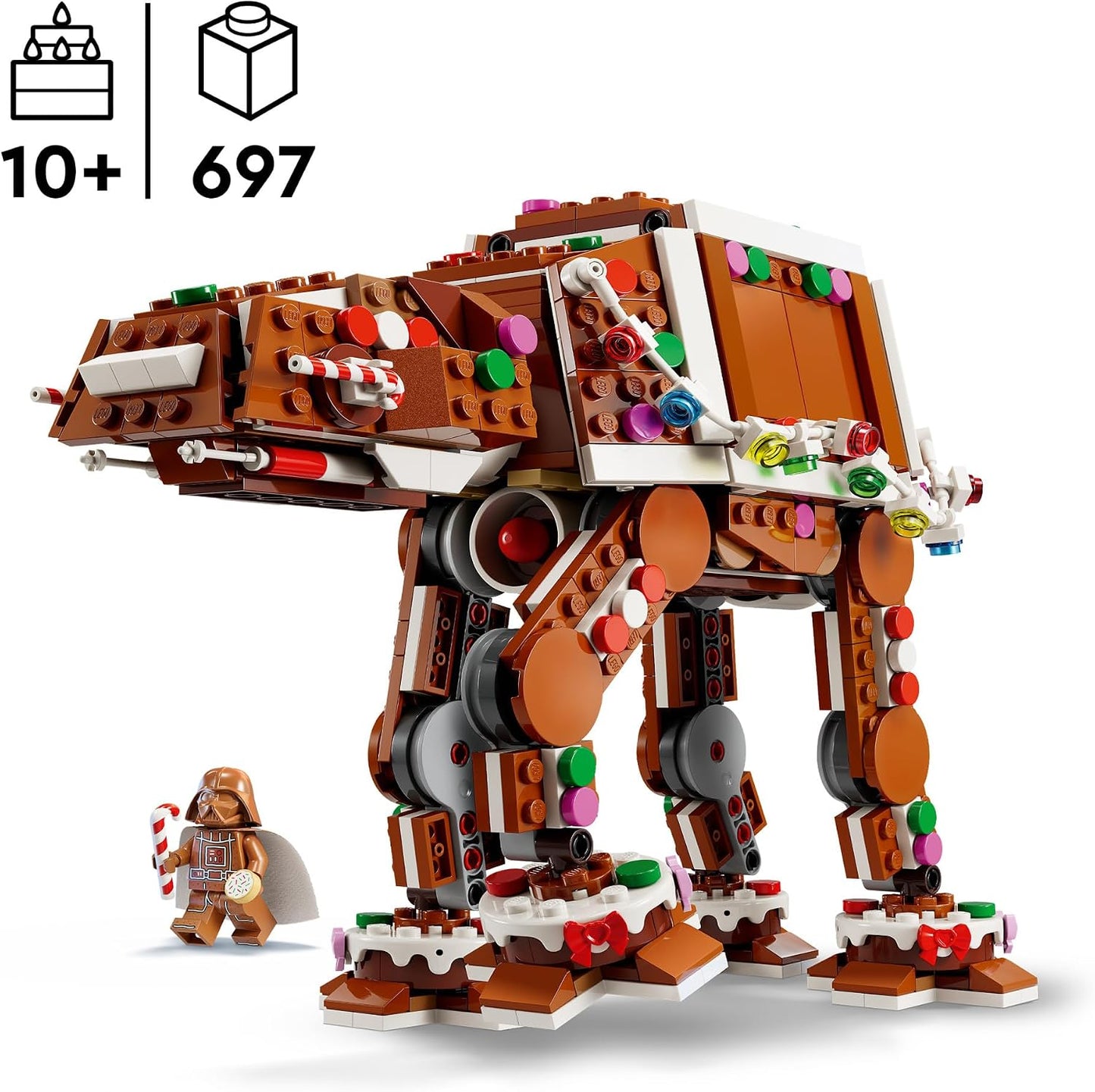 LEGO Star Wars Caminante AT-AT de Pan de Jengibre, Set de Construcc...