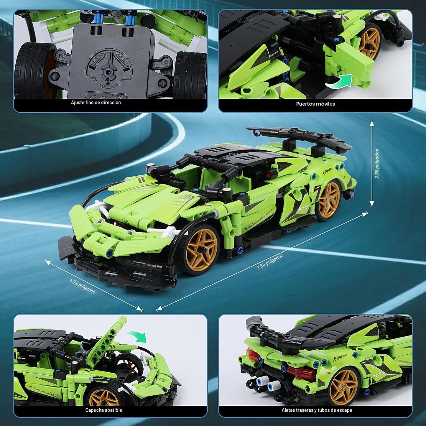 IQKidz Kit de bloques de construcción STEM para niños - Auto de car...