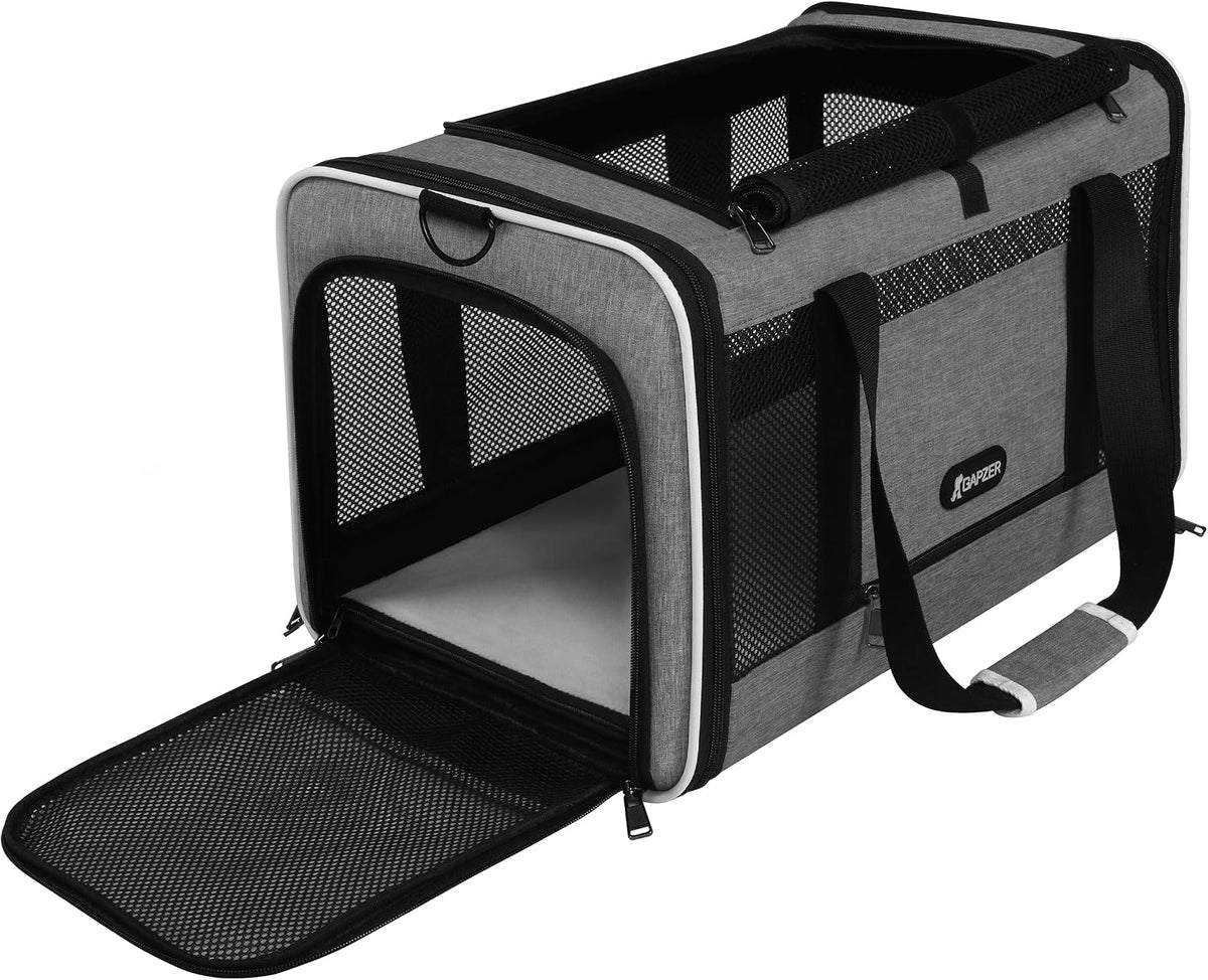 GAPZER - Transportador para gatos de 18 x 11 x 11 pulgadas, carga s...