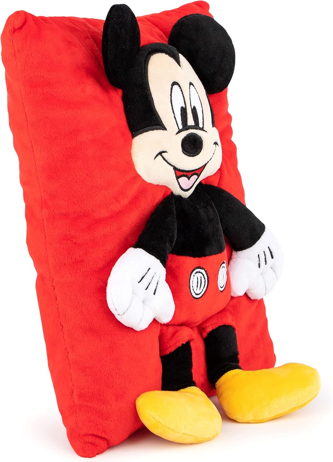 Jay Franco Disney Mickey Mouse Almohada de Abrazo 3D - Super Suave...