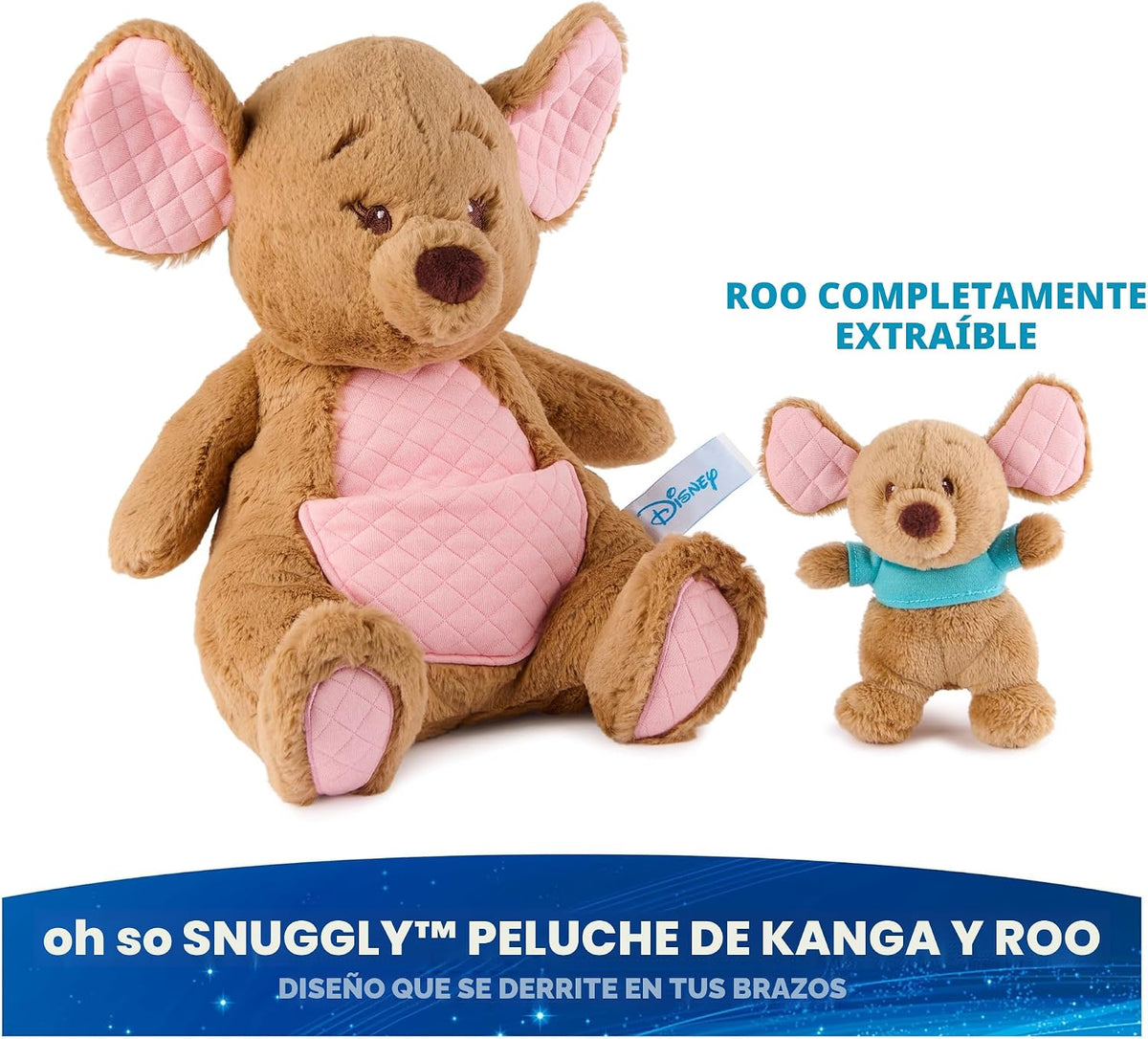 GUND Disney Winnie the Pooh Oh So Snuggly Kanga &amp; Roo - Peluche...