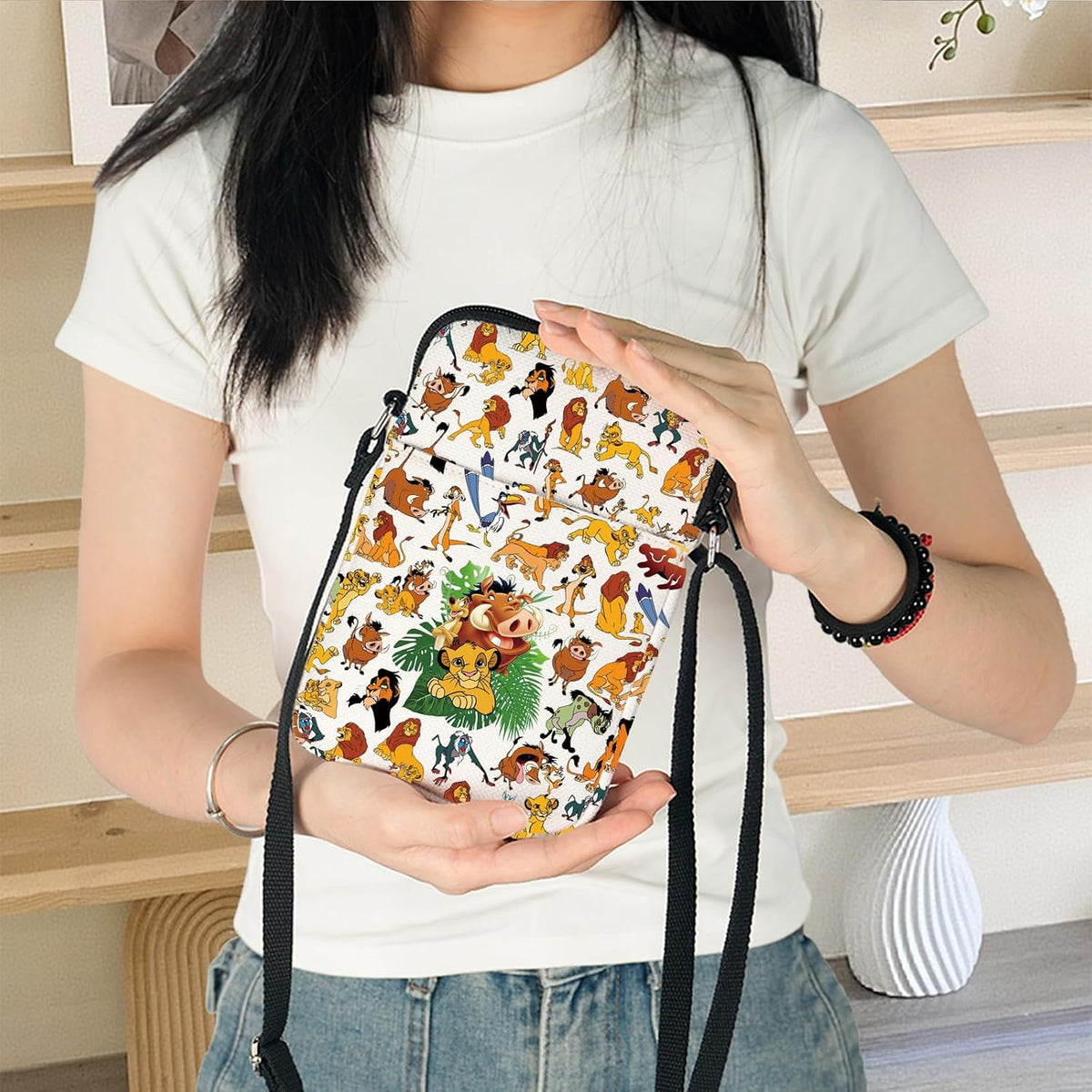 KEYCHIN Simba Lion Crossbody Bag Scar Fans Regalos Mufasa y Sarabi...