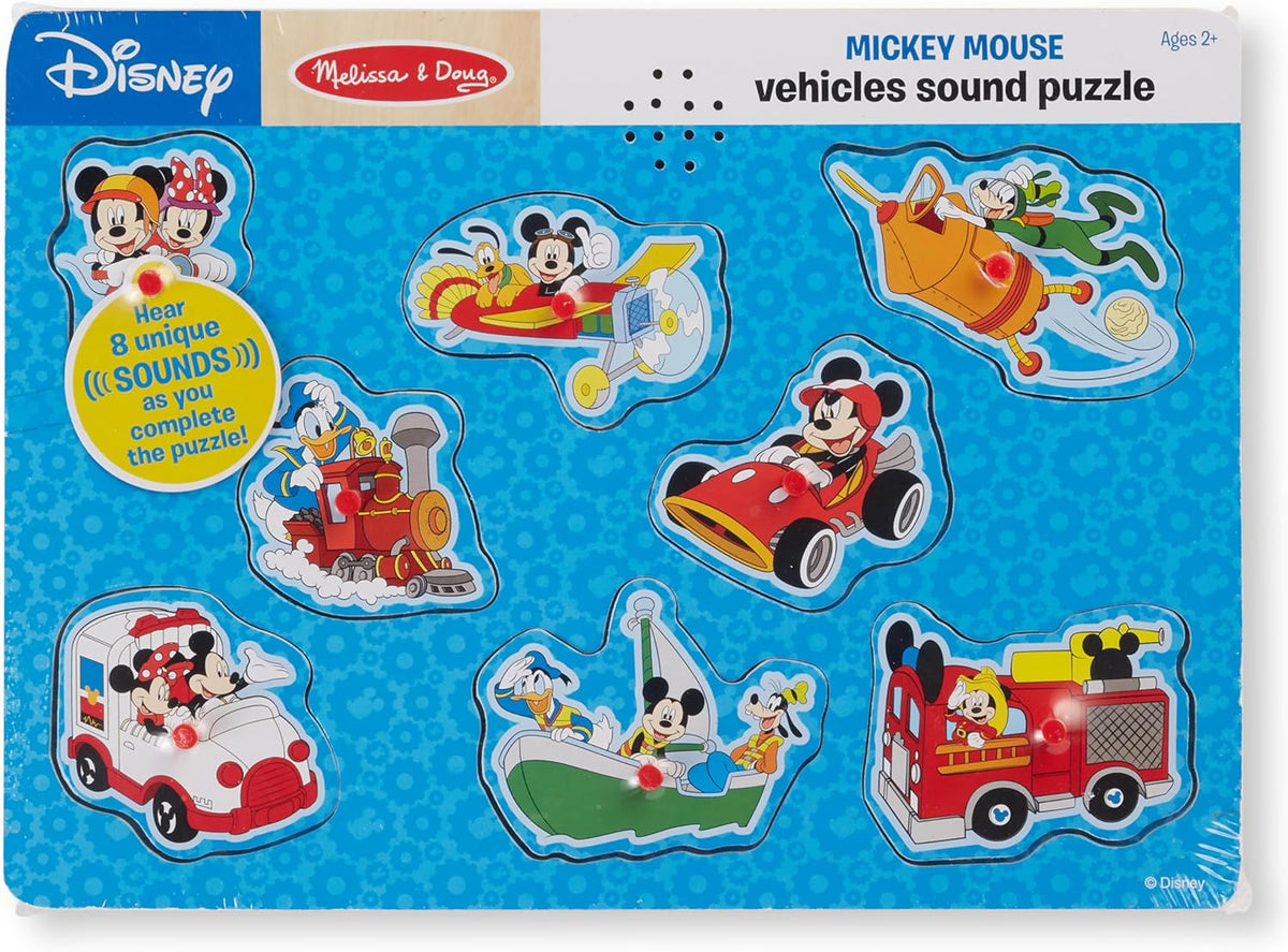 Melissa & Doug Disney Mickey Mouse y sus amigos Rompecabezas con so...